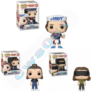 Funko POP ฟิกเกอร์ไวนิล โทรทัศน์ Stranger Things Battle Eleven Collection Little 11 และ Steve Ver. ของเล่นสไตล์