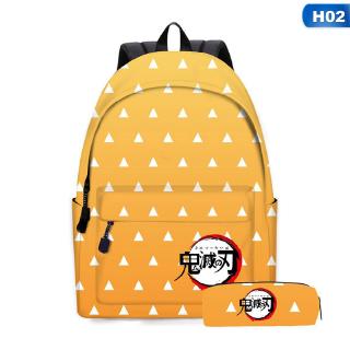 2pcs/set Demon Slayer Backpack Pencil case and Backpack girls and boys xYUa