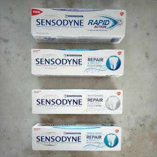 Sensodyne ยาสีฟัน เซ็นโซดายน์ Rapid Action &amp; Repair - Protect 5 สูตร