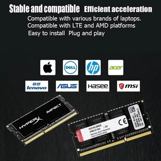 【จัดส่งในพื้นที่】Hyperx แรมโน๊ตบุ๊ค Ram DDR3L DDR3 Notebook 4GB 8GB แรม 1600Mhz PC3L 12800S 1.35V 1.5V SODIMM