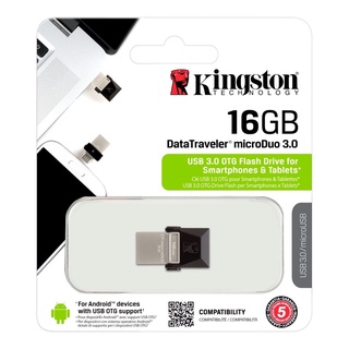 16 GB FLASH DRIVE (แฟลชไดร์ฟ) KINGSTON (DTDUO3/16GB)