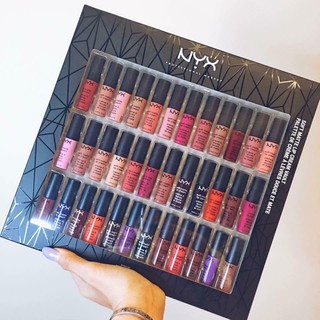 พร้อมส่ง ยกเซต 36สี NYX Soft Matte Lip Cream Vault Matte 36 Colors  คุ้มมากกก 36 โทนสีสุดเเซ่บบบ เนื้อสีเเน่นมาก