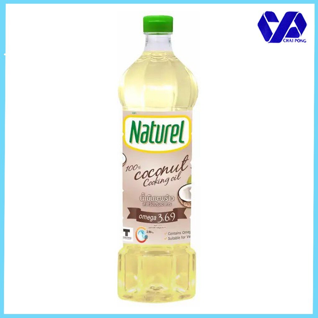เนเชอเรล น้ำมันมะพร้าว 1 ลิตร ปรุงอาหาร ผัดทอด Naturel เนเชอรัล ทนความร้อนสูง ทำให้อาหารกรอบ ไม่มีมันทรานส์ ราคา ถูกที่สุด ดีลบีเคเค รูปภาพหลัก