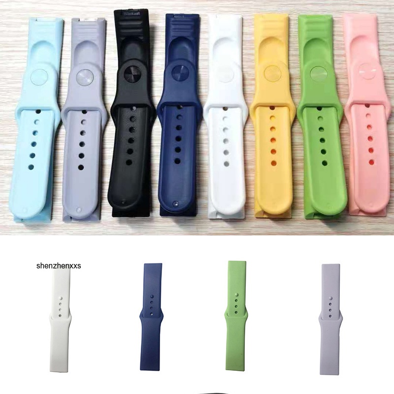 สายซิลิโคน สําหรับ Y68 D20 D28Plus Smartwatch Macaron เปลี่ยนนุ่ม TPU สายนาฬิกาข้อมือ เข็มขัดสมาร์ทว