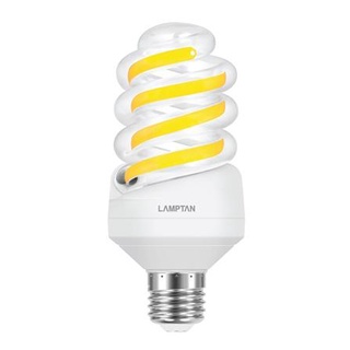 [พร้อมส่ง] HomeDoDee หลอด LED เกลียวไล่ยุง 15 วัตต์ YELLOW E27 LAMPTAN หลอดไฟ LED