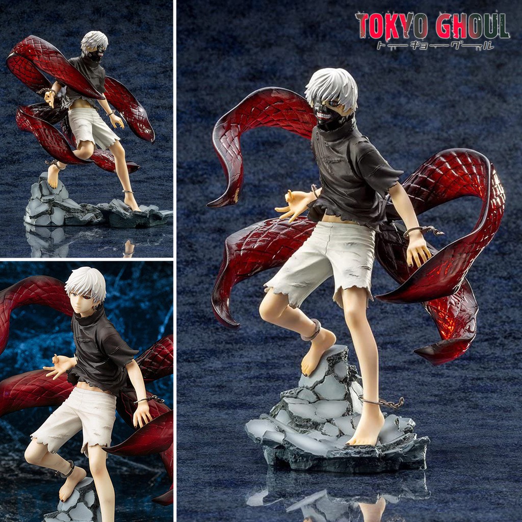 Figure ฟิกเกอร์ Model โมเดล จากการ์ตูนเรื่อง Tokyo Ghoul โตเกียวกูล Ken Kaneki คาเนกิ เคน 1/8