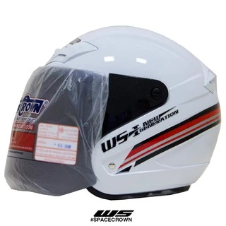 หมวกกันน็อค Space Crown รุ่น WS-I มีครบทุกสี