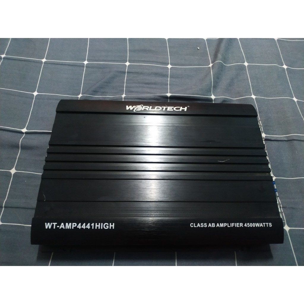 Worldtech รุ่น WT-AMP4441HIGH เพาเวอร์แอมป์ Class AB คลาส เอบี 4 CH (มือสอง)