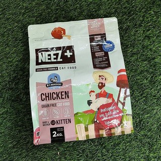 NEEZ+ อาหารแมวพรีเมียม Grain Free ขนาด 2 Kg