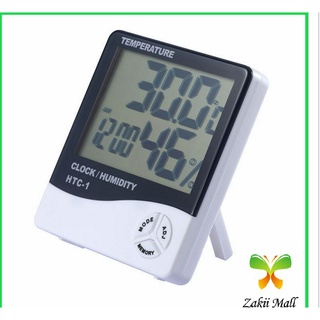 Zakii Mall แบบดิจิตอล  LCD แบบดิจิตอล เครื่องวัดอุณหภูมิและความชื้น Digital Temperature Meter