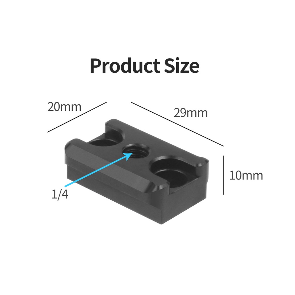Xt-xinte แผ่นยึดมอนิเตอร์ : อะแดปเตอร์ต่อขยาย Ronin SC พร้อมสกรู M4 1/4 สําหรับกิมบอล DJI Ronin S แบบมือถือ