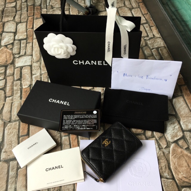 chanel zipped coin purse แท้ล้านเปอร์เซ็นต์ อปก. ครบตามภาพเลยจร้า ราคาลดไม่ได้แล้ว กราบขอโทษท่านลูกค