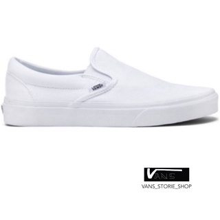 VANS SLIP ON TRUE WHITE SNEAKERS สินค้ามีประกันแท้