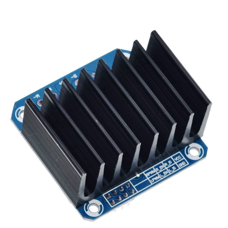 Double BTS7960 43A H-bridge โมดูลมอเตอร์ไดรฟ์พลังงานสูงสําหรับตู้เย็นรถยนต์ 1ชิ้น