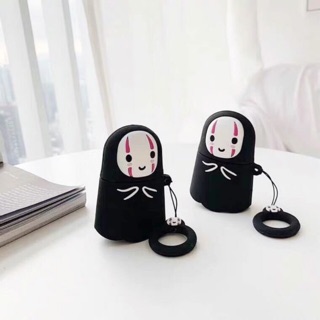 พร้อมส่งในไทย👻 AirPods case - Pro - Gen1,2  ผีไร้หน้า เคสแอร์พอด ( i9s, i11, i12) Kaonashi เคสซิลิโคน เป็นเคสใส่แอร์พอด