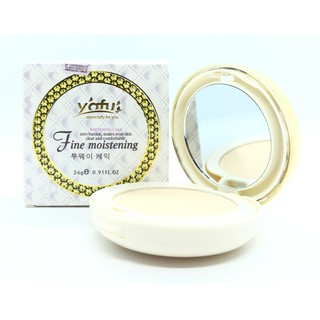 แป้งยาฟู Yafu Fine Moistening Whitening Cake แป้งพัฟสองชั้นผสมรองพื้น โปรฯ เด็ด 4 ท่านแรก