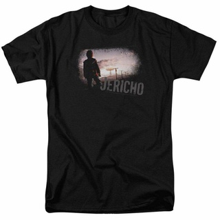 Wanyg Trevco เสื้อยืดลําลอง แขนสั้น คอกลม พิมพ์ลาย Jericho Mushroom Cloud Heather สีดํา สไตล์คลาสิก สําหรับผู้ชาย ผู้ใหญ