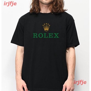 ผ้าฝ้าย 100%2022 Rolex Swatch T-shirt เสื้อยืดผู้ชาย ดพิมพ์ลาย ดผ้าเด้ง คอกลม cotton ความนิยม discountS-3XL