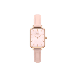 Daniel Wellington นาฬิกา Quadro Presses Rouge Rose Gold MOP สีชมพู