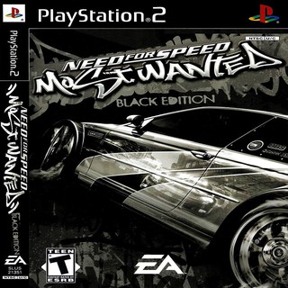 Need for Speed Most Wanted - Black Edition ps2 แผ่นเกมps2 เกมเพล2 เกมรถแข่ง