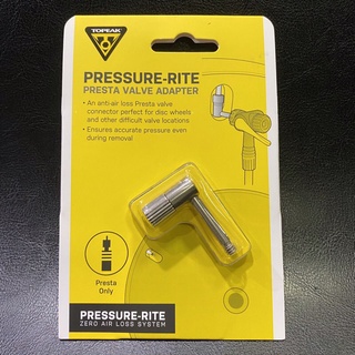 หัวต่อสูบลม TOPEAK PRESSURE-RITE PRESTA VALVE ADAPTER