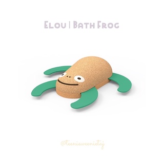 Elou | Bath Frog 12M+ ของเล่นไม้คอร์กนำเข้าจากโปรตุเกส