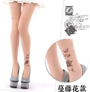 Women's Tights Classic Small Polka Dot Silk  Lady Vintage  Faux Tattoo Stockings Pantyhose Female Hosiery | Shopee Thailand
