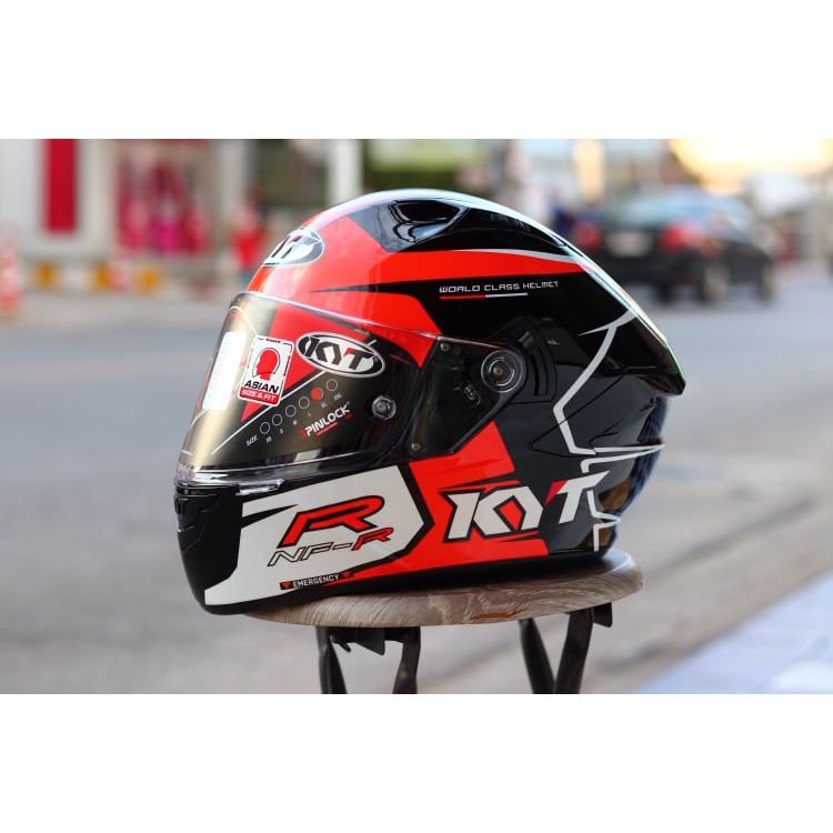 หมวกกันน็อคเต็มใบแว่น 2 ชั้น KYT NFR