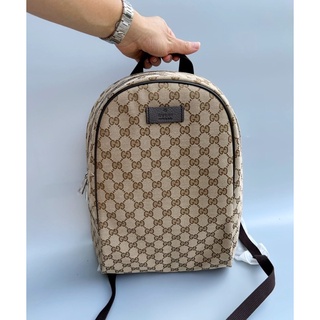 Gucci GG brown canvas backpackbags