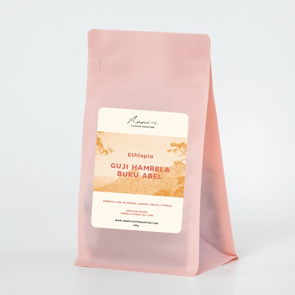 Ethiopia, Guji Hambela Buku Abel, Natural Process, Light Roast