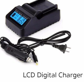 แท่นชาร์จแบตกล้อง LCD Battery Charger LP-E6 LP-E6N For Canon EOS 70D,7D,6D,5D Mark III,5D Mark II,60D,5DS R