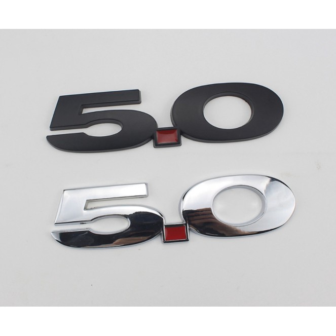 ราคาต่อ 1 ชิ้น โลโก้ ตัวเลข ติดด้านข้าง ฟอร์ด มัสแตง  Ford Mustang 5.0 displacement logo 5.0