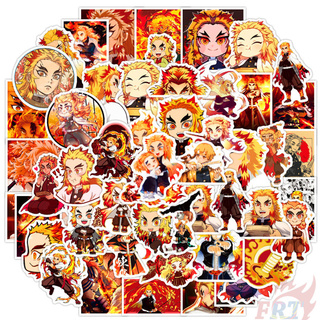 ❉ Rengoku Kyoujurou - Anime Demon Slayer Character สติ๊กเกอร์ ❉ 50Pcs/Set DIY Fashion Waterproof Decals Doodle สติ๊กเกอร์