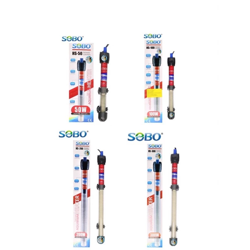 ฮิตเตอร์หลอดแก้ว SOBO (HS-50w/HS-100w/HS-200w/HS-300w)