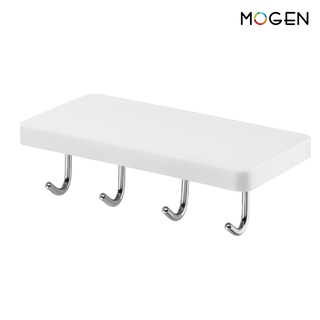 MOGEN ACA0415 ที่วางของ 1 ชั้น (ABS) พร้อมตะขอแขวนผ้า