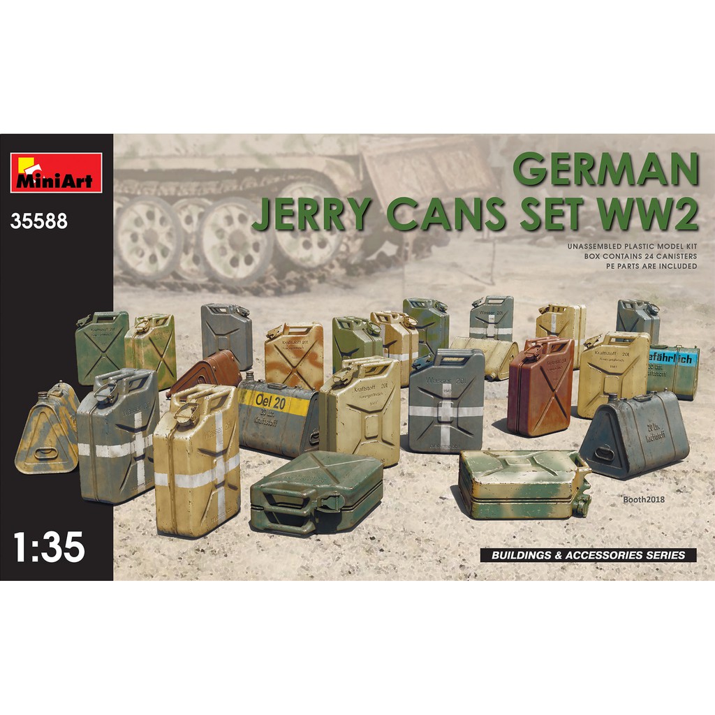 MiniArt 1/35 MI35588 GERMAN JERRY CANS SET WW 2
