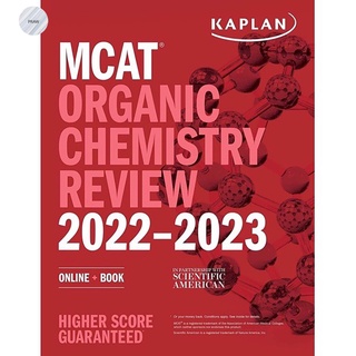 MCAT ORGANIC CHEMISTRY REVIEW 2022-2023: ONLINE + BOOK