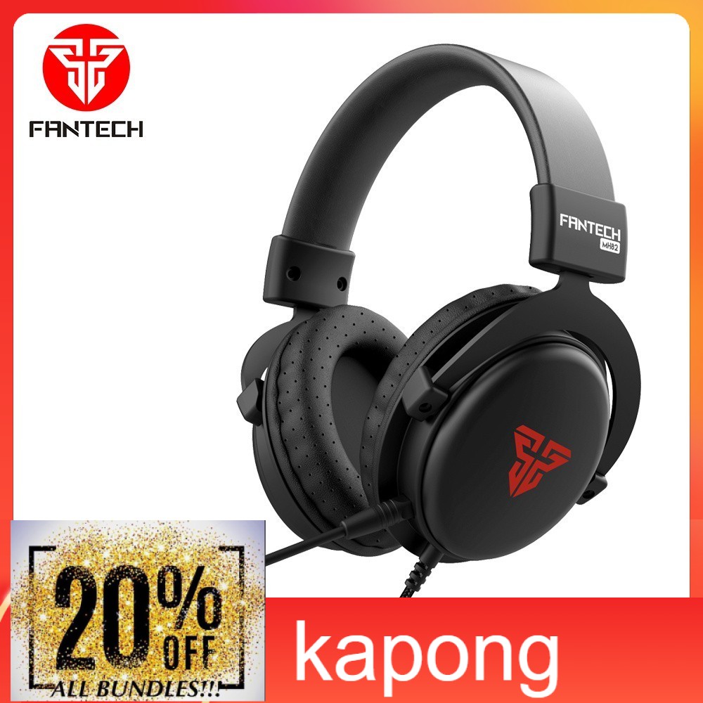 Kapong หูฟังเกมมิ่ง FANTECH ECHO MH82 MUTI PLATFORM HEADSETสำหรับมือถือ คอมพิวเตอร์ โน๊ตบุ๊ค(ประกัน 