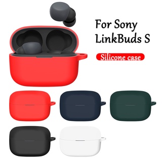 [พร้อมส่ง] เคสซิลิโคนนิ่ม พร้อมพวงกุญแจ สีแคนดี้ สําหรับ Sony Linkbuds S