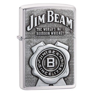 Zippo ไฟแช็กรุ่น 29829 Jim Beam Emblem ของแท้ รับประกันตลอดชีวิต นำเข้าและจำหน่ายโดยตัวแทนจำหน่าย