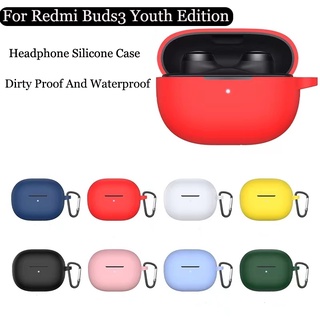 เคสสำหรับ RedMi Buds 3 Lite เคสซิลิโคน Tws หูฟังบลูทูธ Dust-Proof Soft Cover