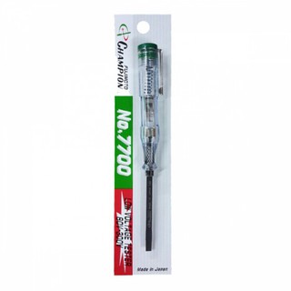 Champion ไขควงวัดไฟ ขนาด 4 นิ้ว No.7700 แกนดำ ของแท้จากญี่ปุ…