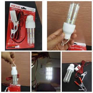 ชุดหลอดไฟ พร้อมสายLED 36 ดวง แสงขาว  ปากคีบแบต  ใช้ไฟ12V DC ขนาด 7 Watt ให้ความส่วางเท่ากับหลอดไฟ 40 Watts มีสวิทปิดเปิด