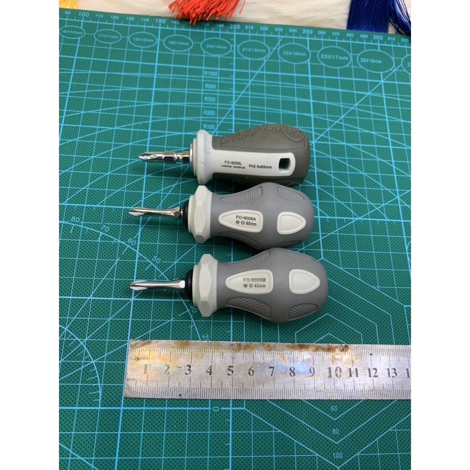 ไขควงหุ้มฉนวนก้านสั้น FUKUOKA ของญี่ปุ่น FO-9006L / FO-9006A / FO-9006B