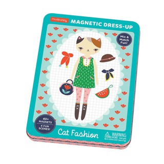 ชุดเล่นแต่งตัวกล่องแม่เหล็กแบบพกพา ลายแต่งตัวน้องแมวนำเข้าแบรนด์ Mudpuppy (Cat Fashion Magnetic Dress-up)