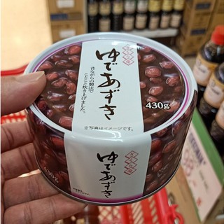 ecook เบเกอรี่ ถั่วแดง ในน้ำเชื่อม fuji tno red bean in syrup yude azuki 430g