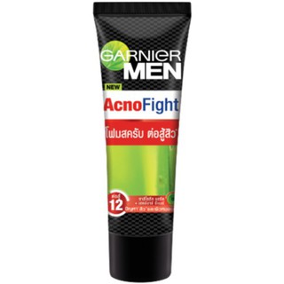 Garnier Men AcnoFight Foam การ์นิเย่ เมน แอคโนไฟท์โฟม โฟมล้างหน้า เพื่อต่อสู้ปัญหาสิว (สินค้ามีตัวเลือก)