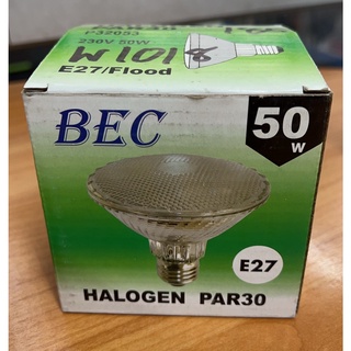 ❤️ส่งทุกวันจ้า❤️ PAR 30  หลอดพาร์ ฮาโจเจนถ้วย 50W 220V EVE อีฟ /BEC ใช้กับ DIMMER ได้