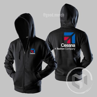 Cessna ZIPPER เสื้อแจ็กเก็ตมีฮู้ด