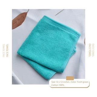 🔥Hot item🔥 ผ้าขนหนูเช็ดหน้า ผ้าเช็ดหน้า ผ้าเช็ดมือ 1.5 ปอนด์ 12x12 Cotton 100% ✅ เกรดเดียวกับที่ผลิตให้กับโรงเเรมชั้นนำ